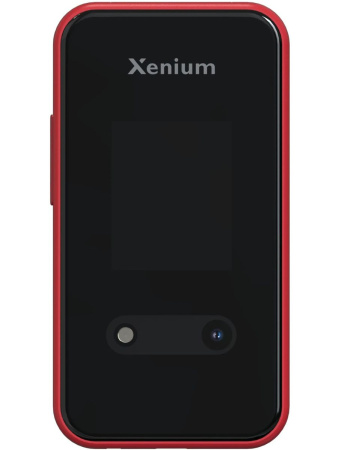 Сотовый Xenium X680 Red 2sim/2.8"/320*240/32Mb/microSD/0.3Мп/Bt/1800мАч/раскладушка