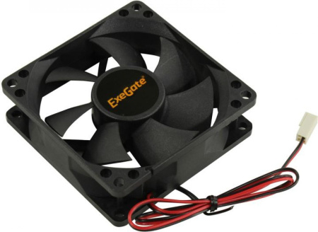 Кулер в корпус 80x80x25 ExeGate ExtraPower EP08025S2P (Sleeve/2800rpm/2pin)