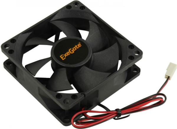 Кулер в корпус 80x80x25 ExeGate ExtraPower EP08025S2P (Sleeve/2800rpm/2pin)