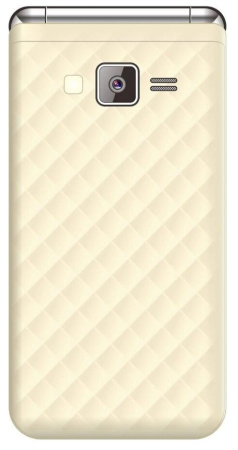 Сотовый BQ BQ-2445 Dream Gold 2sim/2.4"/320*240/32Mb/microSD/Bt/800мАч/раскладушка