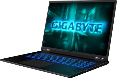 Ноутбук Gigabyte Gaming A18 GA83H Ryzen 7 260 16Gb SSD512Gb NVIDIA GeForce RTX 5060 8Gb 18" IPS WQXGA (2560x1600) без ОС black WiFi BT Cam (3VHK3KZC93SD)