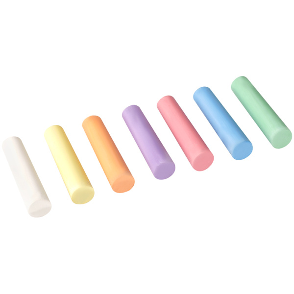 Нaбор цветного мела 7цв. 14шт. Мульти-Пульти для асфальта, ведро (АМ_39414)