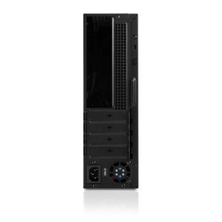 Корпус с блоком питания 400Вт./ Case Foxline mATX Desktop 400W FL-461 mATX case, black, w/PSU FLEX 400W, w/1xUSB3.0+1xType-C (USB2.0)