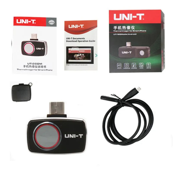 Тепловизор Uni-T UTi260M, 256*192,  -20..550C, FOV 56*42, Type-C Android
