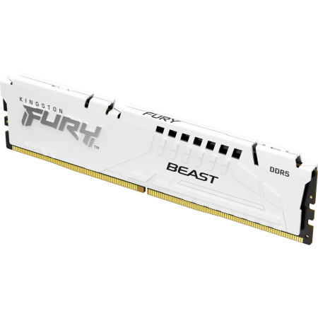 Память оперативная/ Kingston 32GB 5200MT/s DDR5 CL40 DIMM FURY Beast White XMP