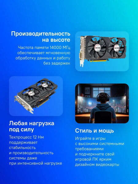 Видеокарта Afox PCI-E 3.0 AF1660S-6144D6H4-V2 NVIDIA GeForce GTX 1660SUPER 6Gb 192bit GDDR6 1530/14000 DVIx1 HDMIx1 DPx1 HDCP Ret