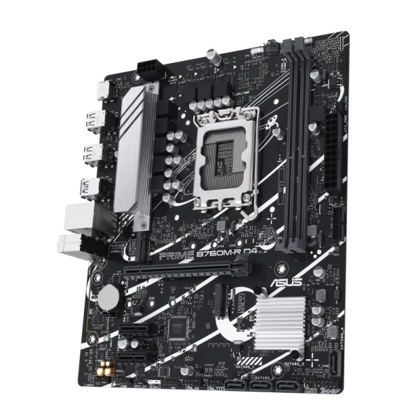 Мат.плата S1700 B760 Asus PRIME B760M-R D4 (mATX,2xDDR4,2M.2,PCI-E16,2PCI-E,HDMI,PC5333)