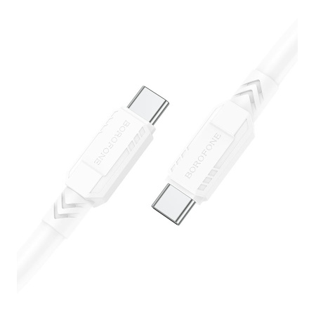 Кабель USB Type-C (m) - USB Type-C (m) BOROFONE BX81 1м ,60W, белый