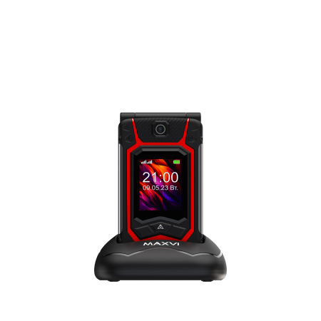 Сотовый Maxvi E10ds Red 2sim/2.8"/240*320/microSD/1.3МП/Bt/2000мАч/раскладушка