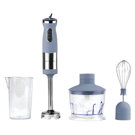 Блендер Galaxy LINE GL 2121 Grey 800Вт мерный стакан 500мл,блендер, венчик, измельчитель