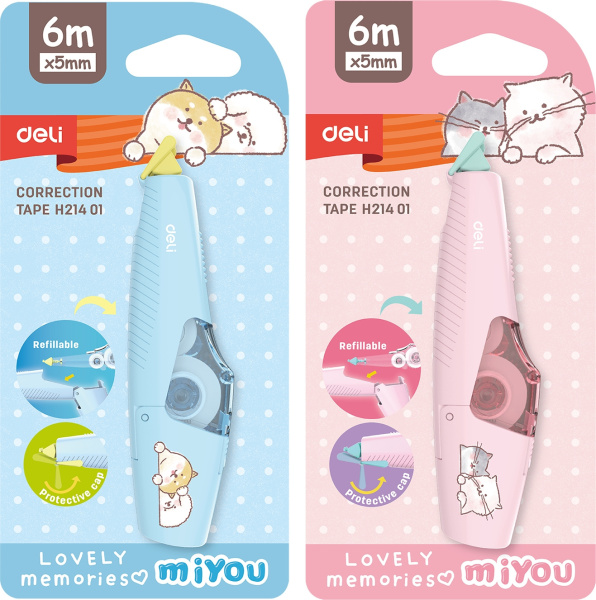 Корректирующая лента DELI 5мм.*6м. (EH21401)