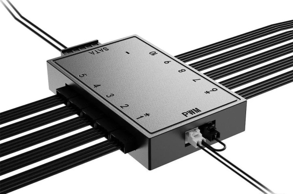 Разветвитель питания вентиляторов ID-Cooling FH-10 PWM (10 разъемов 4pin/PWM/SATA Power)