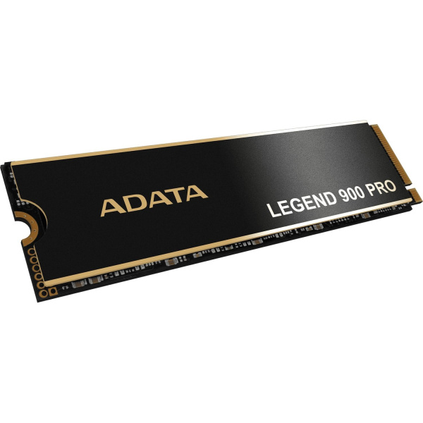 Твердотельный накопитель/ ADATA SSD LEGEND 900 PRO, 4000GB, M.2(22x80mm), NVMe 1.4, PCIe 4.0 x4, 3D NAND, R/W 7400/6500MB/s, IOPs н.д./н.д., TBW 2400, DWPD 0.3 (5 лет)