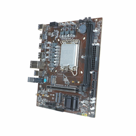 Мат.плата S1700 H610 BaseTech H610M (mATX,2DDR4,M.2,PCI-E16,PCI-E,3SATA3,2HDMI,DP,PC3200)[BT-H610M]