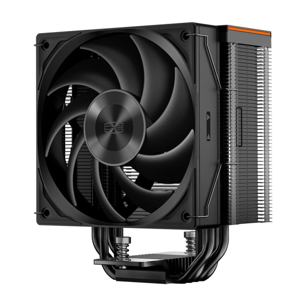 Кулер для процессора/ CPU Cooler PCCooler RZ400 V2 BK (230W, 4-pin PWM, 155mm, Al/Cu, 4x6mm, 1x120mm, 86.73CFM, 32dBA, 2200RPM, S: 1851/1700/1200/115X, AM5/AM4, black)