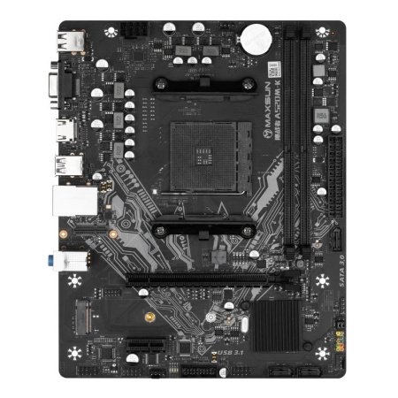 Мат.плата SocAM4 AMD A520 MAXSUN Challenger A520M-K (mATX,2DDR4,M.2,PCI-E16,PCIE-E,HDMI,VGA,PC3200)