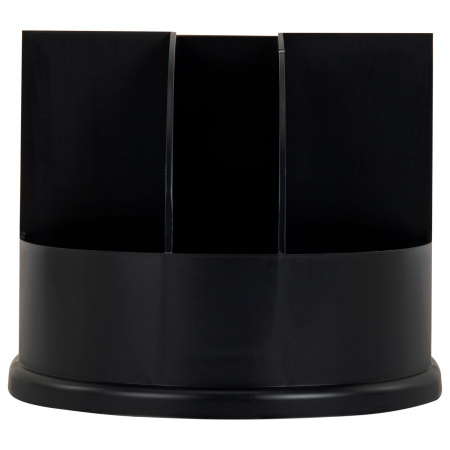 Подставка BRAUBERG "Ultra" 5 отделений, черная (238256)