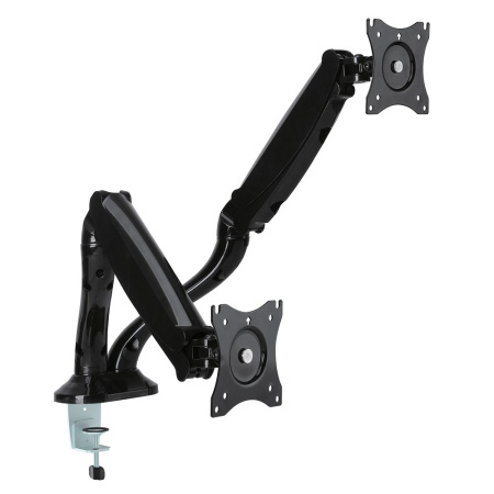 Кронштейн для монитора Arm Media LCD-T22 black на 2 монитора 15" 32", до 2х6,5кг, наклон ±90°, повор