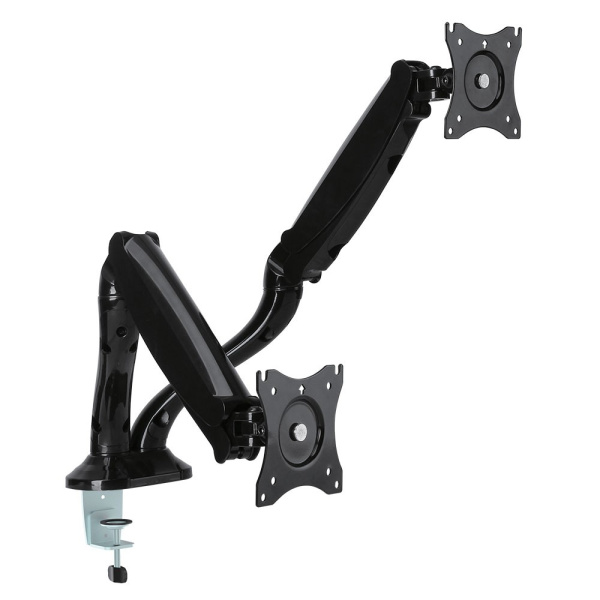Кронштейн для монитора Arm Media LCD-T22 black на 2 монитора 15" 32", до 2х6,5кг, наклон ±90°, повор