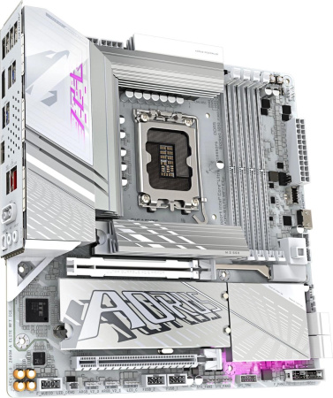 Материнская плата Gigabyte Z890M AORUS ELITE WIFI7 ICE Soc-1851 Intel Z890 4xDDR5 mATX AC`97 8ch(7.1) 2.5Gg RAID+DP