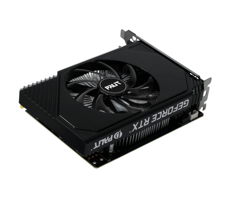 Видеокарта GeForce RTX3050 Palit 6Гб STORMX ОС GDDR6,96bit,DVI,HDMI,DP (NE63050S18JE-1070F) ret