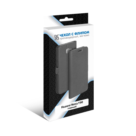 Чехол-книжка для Huawei Nova Y90 DF hwFlip-101 (black)