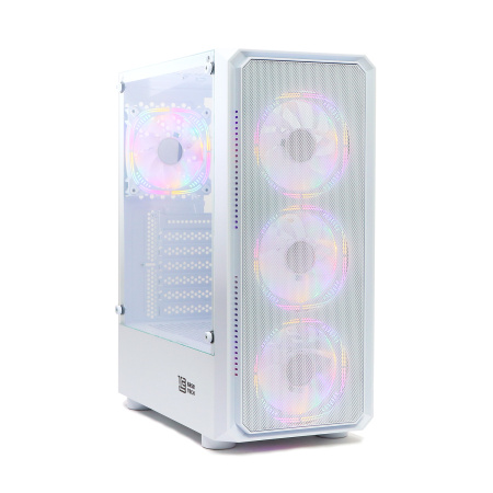 Корпус ATX Б_БП BaseTech eXtreme GFX-03 (USB3.0,Audio,TG,белый,4х120мм RGB)[BT-GFX-03W-MESH-4F-RGB]
