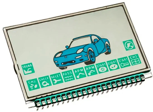 Дисплей брелка сигнализации Starline A8 A9 KGB FX-5, на ножках