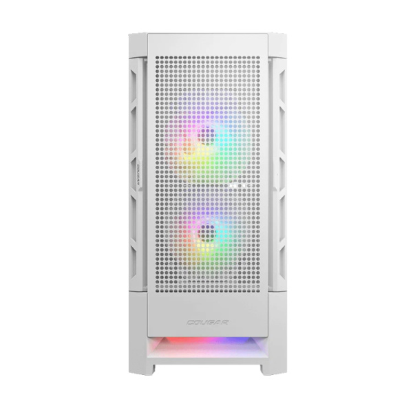 Корпус ATX Б_БП  Cougar Airface RGB White (USB, Audio, 2x140mm, 1x120mm ARGB Fan Hub,белый) [Airface