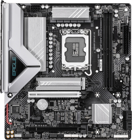 Мат.плата S1851 B860 Gigabyte B860M EAGLE V2 (mATX,2DDR5,2M.2,2PCI-E16,4SATA,HDMI,DP,PC9066)