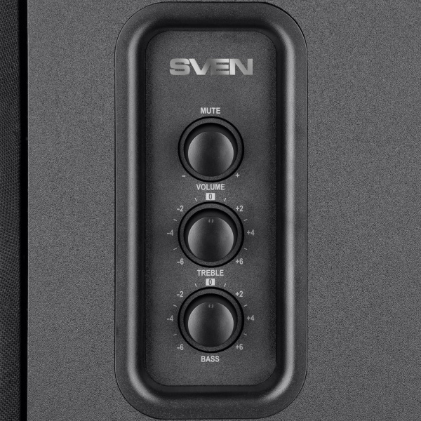 Колонки Sven АС SPS-830 2.0 черный 60Вт BT