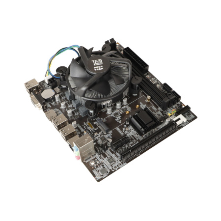 Мат.плата S1155 с процессором i3-3220 и кулером BaseTech H61M-K (mATX,2DDR3,3SATA,VGA,HDMI,PC1600)