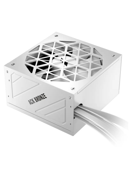 Блок питания 850Вт 1STPLAYER ACK BRONZE 850W White (ATX 3.1,APFC,140мм,PCIe 5.1,2PCI-E,4SATA,80+Bronze)[HA-850AA2-WH]