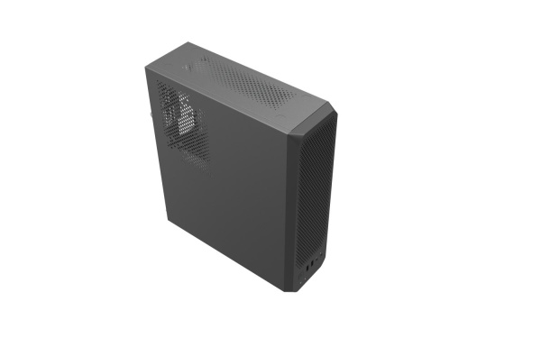 Корпус с блоком питания 230W/ Case Foxline FL-1004-TFX230B-85 mATX case, black, w/PSU TFX 230W 85+ bronze, w/2xUSB3.0, HDA, w/pwr cord, w/8cm FAN