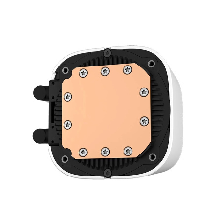 Система жидкостного охлаждения S115x/1200/1700/20XX/AM5/AM4 DeepCool LE520 WH (250W,2*120mm,500-2250prm,ARGB,белая)[LE520 WH]