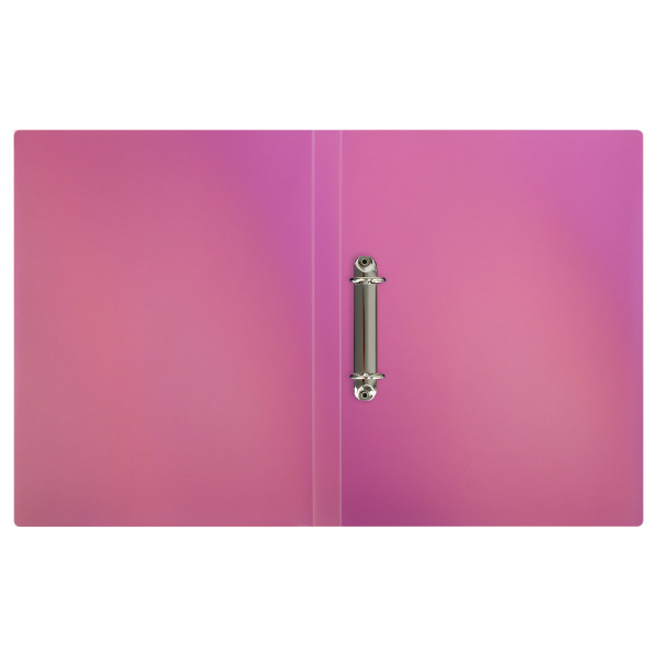 Папка 2 кольца СТАММ "Сияние" 25мм. 700мкм. розовый (ММ-31985)