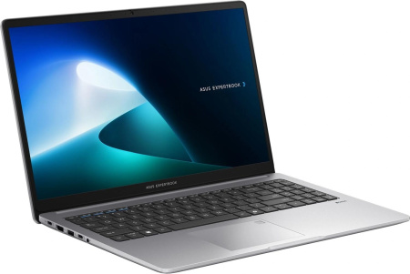 Ноутбук Asus ExpertBook P1 P1503CVA-i38256G0D Core 3 100U 8Gb SSD256Gb Intel UHD Graphics 15.6" IPS FHD (1920x1080) без ОС grey WiFi BT Cam (90NX0881-M02YN0)