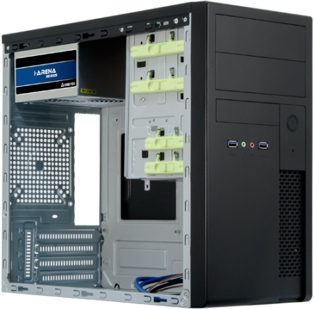 Корпус mATX Б_БП CHIEFTEC MESH XT-01B-OP (2*USB3.0, Audio, черный)[XT-01B-OP]