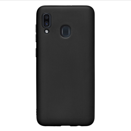 Накладка для Samsung Galaxy A20/A30 Deppa Gel Color Case черная (87326)