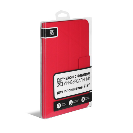 Чехол для планшета 7'-8" (DF Universal-15) Красный