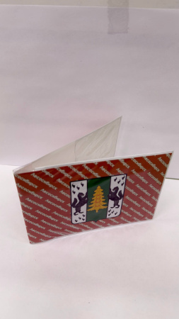 Обложка для  зачетной книжки сувенирная "Лесосибирск"