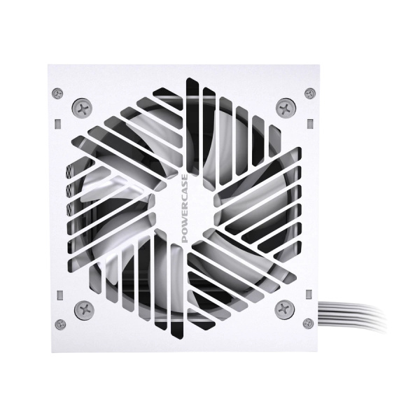 Блок питания 600Вт Powercase PW600 White (APFC,120мм,2PCI-E,5SATA,80+)[PSW-600W-DC]