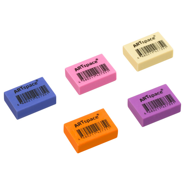 Ластик ArtSpace "Flashy", прямоугольный (ER_44735)