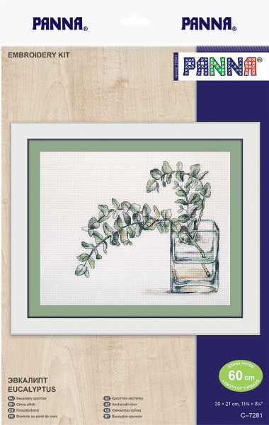 Набор для вышивания "PANNA" C-7281 "Эвкалипт" 30 х 21 см