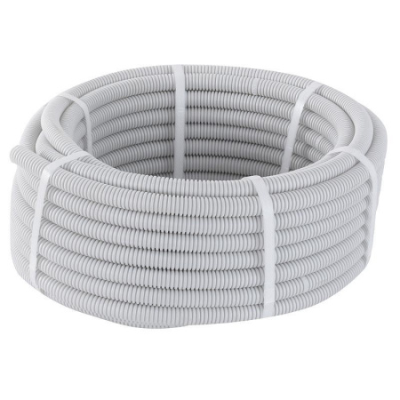 Труба гофрированная D20мм/ПВХ, протяжка, IP55