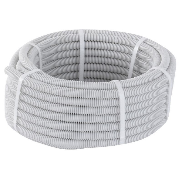 Труба гофрированная D20мм/ПВХ, протяжка, IP55