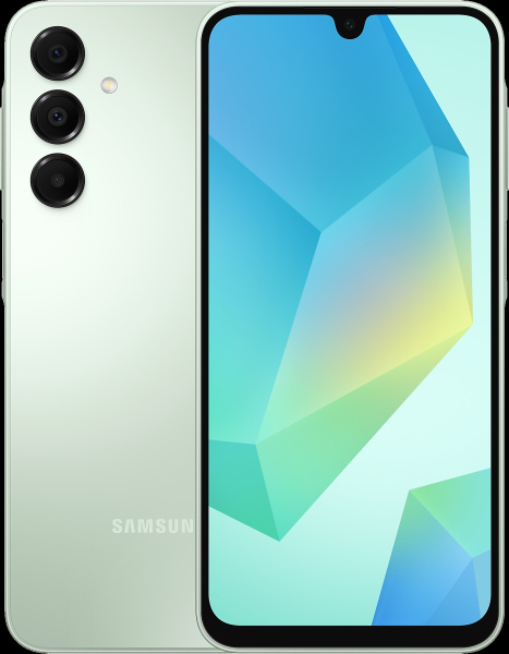 Смартфон Samsung Galaxy A16 4Гб 128Гб SM-A165 Light Green 6.7", AMOLED, 2340*1080, 2*2.2+6*2.0ГГц, 50+5+2Мп, 13Мп, 4G, NFC, 5000мАч, And 14