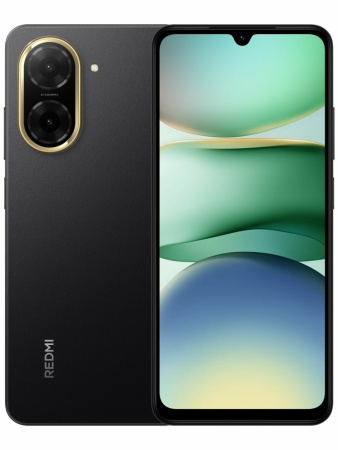 Смартфон Xiaomi REDMI A5 4Гб 128Гб Midnight Black 6.88", IPS , 1610*720, Unisoc T7250, 32МП, 8Мп, 4G, 5200мАч, And 14