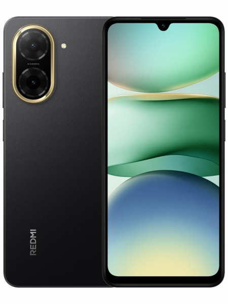Смартфон Xiaomi REDMI A5 4Гб 128Гб Midnight Black 6.88", IPS , 1610*720, Unisoc T7250, 32МП, 8Мп, 4G, 5200мАч, And 14