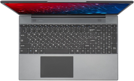 Ноутбук IRU Tactio 15PHC Ryzen 5 7430U 8Gb SSD256Gb AMD Radeon Graphics 15.6" IPS FHD (1920x1080) Windows 11 Pro Multi Language black WiFi BT Cam 4350mAh (2045999)